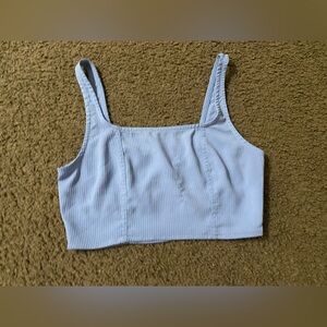 Kendall & Kylie light blue crop top size XS